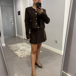 TÜVİT KUMAŞ ETEK CEKET TAKIM